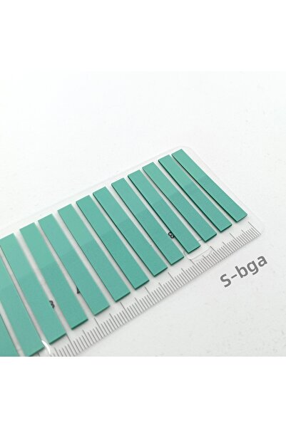 sibga tasarım Green Color Thin Strip 320 Sheets Transparent Color Postit Post-It Post It. Bookmark Bookmark Postit