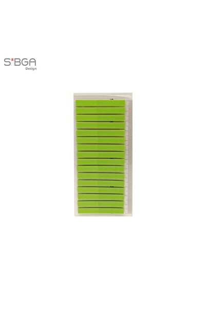 sibga tasarım Green Thin Strip 320 Sheets Transparent Color Postit Post-It Post It. Bookmark Bookmark Postit