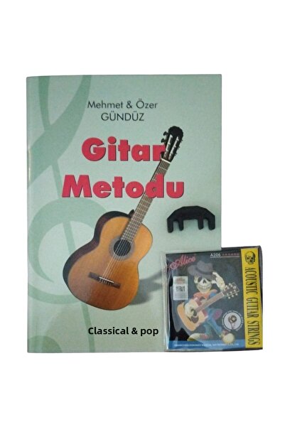 My Yonca Set de începători pentru chitară din 3 piese (carte de metode pentru...