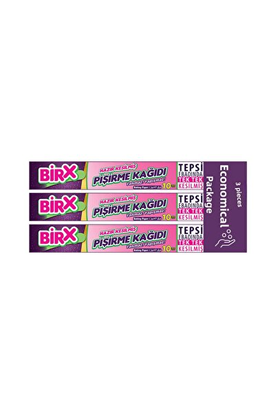 BIRX 30 ورقة من ورق الخبز - قطع جاهز، فرن زيتي، 3 صناديق - ميزة 3 قطع