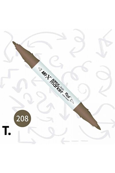 Rich Art-X Acrylic Marker Double Sided Pen No:208