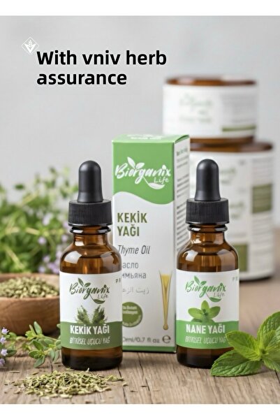 Veniv Herb زيت النعناع والزعتر الطبيعي 100% 20 مل × 2 قطعة