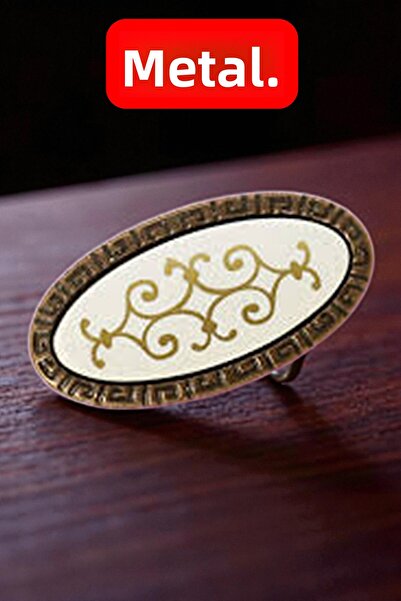 MH MiniHediye Selected Button Metal (Antique Finish Gold) Furniture Kitchen Drawer Cabinet Handle