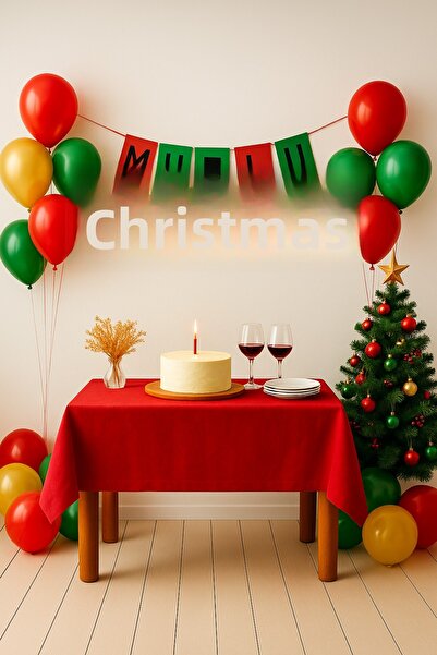 SADEN HOME غطاء طاولة من القطن بدون مشاكل/ بداية العام، تنظيم، حفلات