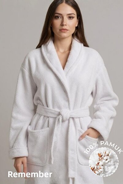 Anılsan Μπουρνούζι από 100% βαμβάκι - Μπουρνούζι ξενοδοχείου Şalyaka, ιδανικό για σπα, κατάλληλο για καθημερινή χρήση