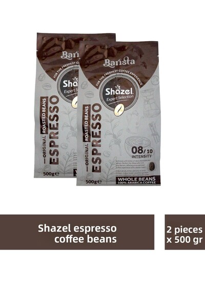 Shazel Çekirdek Espresso Coffee 500 Gr X 2 Pieces