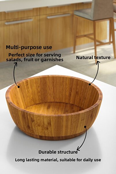 Bambum Bamboo Salad Bowl Guado