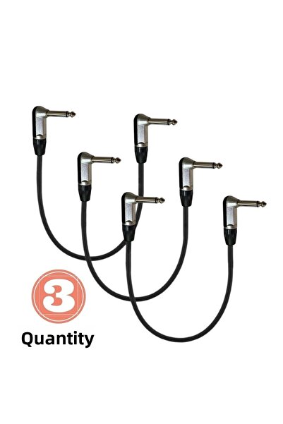 Erga Müzik Καλώδιο σύνδεσης πεντάλ Εφέ Καλώδιο διασύνδεσης πεντάλ Διπλό Jack ...