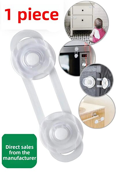 CocoVia Baby Child Protection Lock | Multi-Purpose Transparent Lock Cabinet Lock Drawer Protective Lock