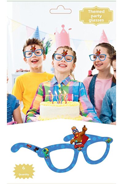 MFM نظارات حفلات بتصميم براول ستارز 6 قطع