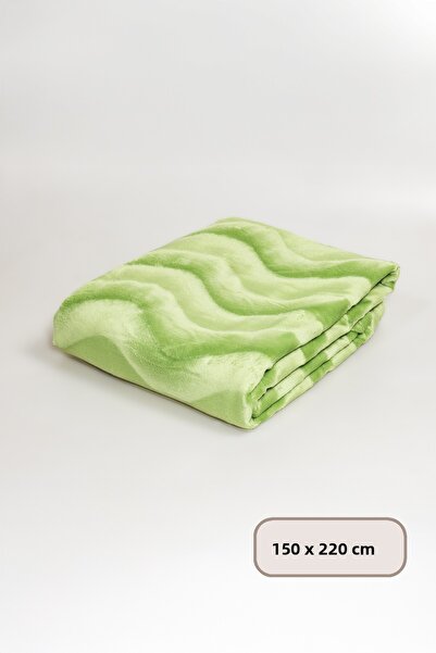 Elart Patterned Velvet Tablecloth (125X210 cm) Green