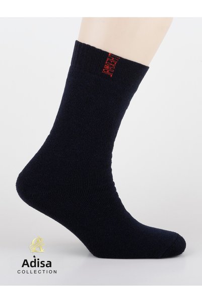 adissa collection Thermal Thermal Towel Socks for Camping, Hiking and Hunting Maximum Protection 3 Colors (Pack of 6)