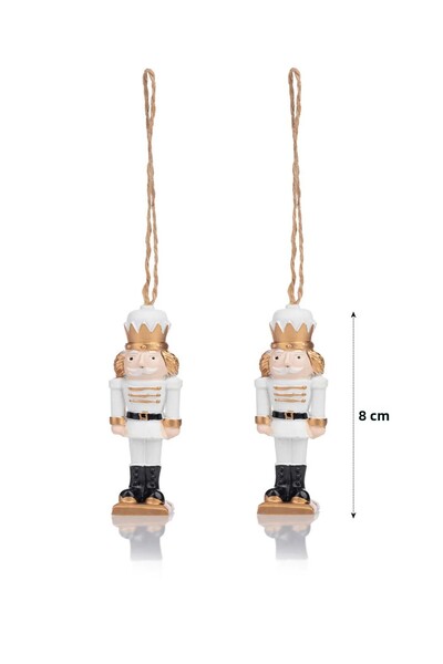 LC Waikiki Decorative Christmas Ornament Set of 2 8 cm