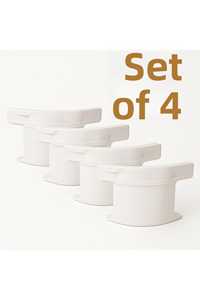 Dem Home 4 قطع من أغطية السرير وأغطية السرير غير المرئية، منظم أغطية السرير غ...