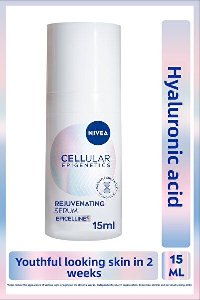 NIVEA Cellular Epigenetics Rejuvenating Anti-Aging Skin Serum 15ml, Plumping,...