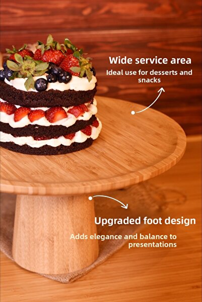 Bambum B1032 Ghana Footed Presentation Round 36cm