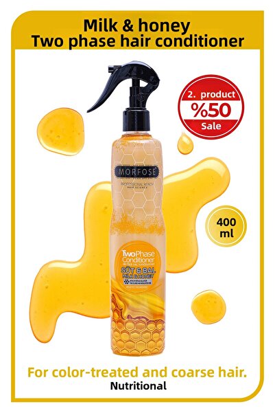 Morfose Dual Phase Milk & Honey Blow Dry Water for Dyed and Highlighted Hair ...