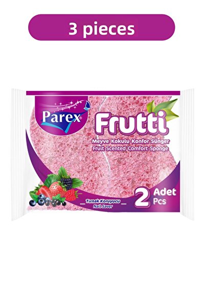 Parex Frutti Scented Comfort 2-Pack Sponge Triple Pack