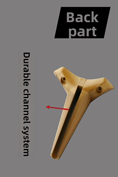 MH MiniHediye Aspen Luxury Furniture Sofa Armchair Tv Unit Plinth Leg Feet 12 cm Brown Leg (4 Pcs)