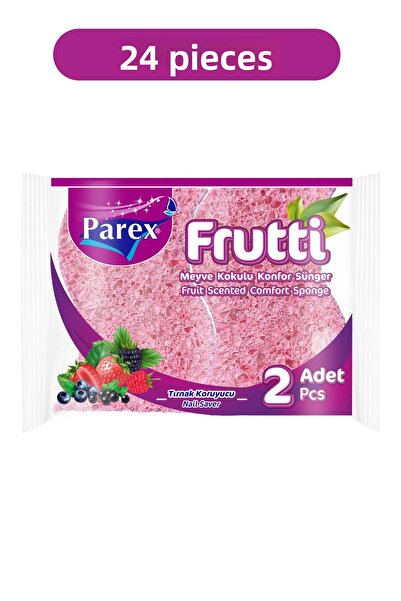 Parex Frutti Scented Comfort 2-Pack Sponge 24 Pack