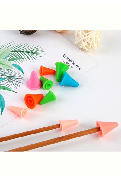 Kardelux واقيات سيليكون مزخرفة لأطراف الشواء، طراز دوبا، عبوة من 6 قطع - حامل...