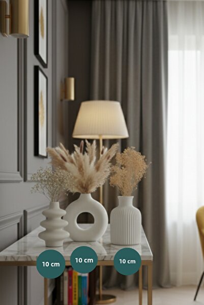 muffag Set de 3 vaze în stil nordic, boeme, cadou Pinterest, set de vaze din ...