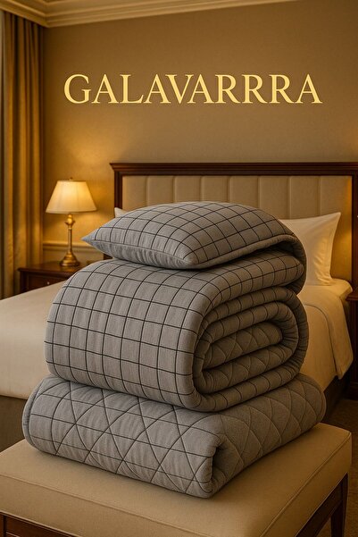 GALAWARRA Welsoft Pamuklu Yastık Kılıflı Tek Kişilik Yorgan