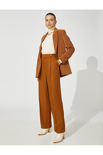 Koton Palazzo kalhoty s hedvábným efektem