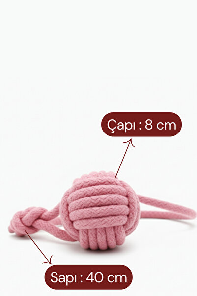 shop Monkey Fist Köpek Oyuncağı – Dayanıklı Pamuk İpli, Doğal Top ve Çekiştirme Oyuncağı (Medium)