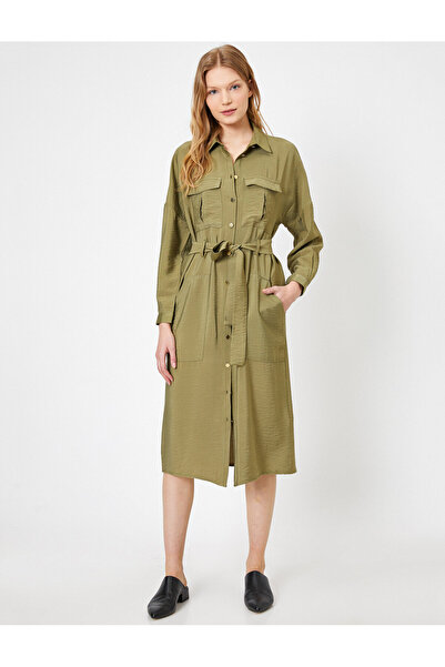 Koton Rochie cămașă cu buzunar