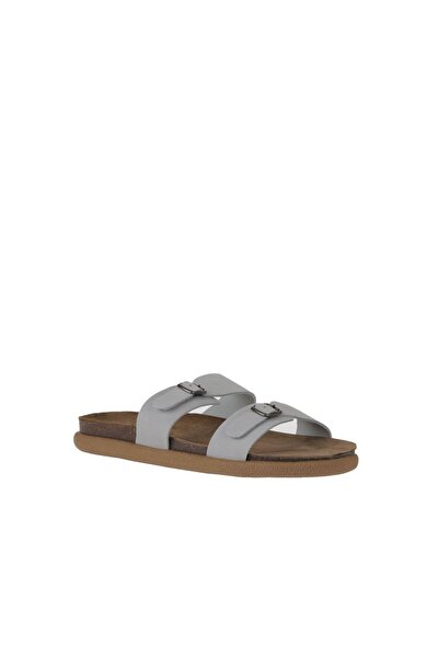 Bueno Shoes Gray Nubuck Men's Flat Slippers 01Mu4725