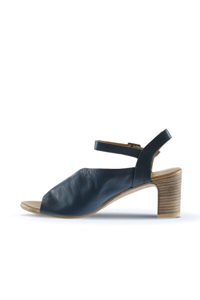 BUENO Blue Leather Women's Heeled Sandals - 01wn1519