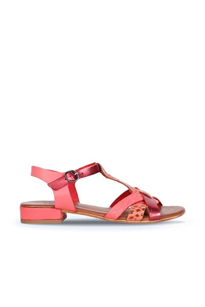 Bueno Shoes 01ws6109 Model Coral Leather Dámské sandály na podpatku