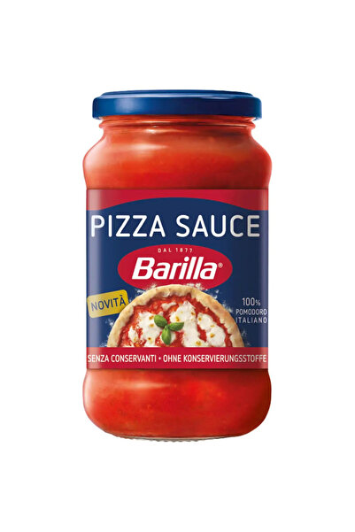 Barilla صلصة بيتزا إيطالية أصلية، طماطم إيطالية ١٠٠٪، ٤٠٠ غرام × ٤ قطع
