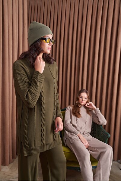 QANU Lumos Knitwear Set Khaki