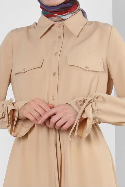 Alvina TUNIC WITH BUTTON WITH STRAPPED CUFFS 43831