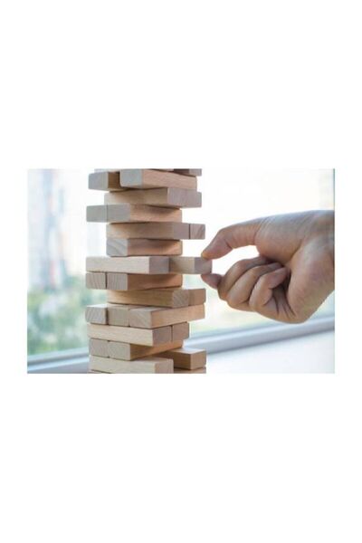 2Adam1Dekor 54 Parça Jenga Denge Oyunu
