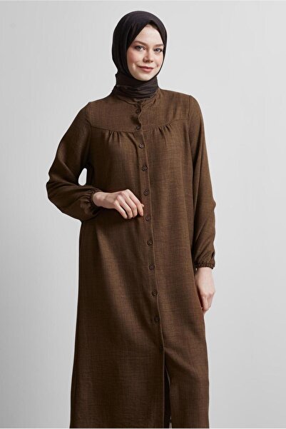 TRENDTESETTÜR Women's Brown Long Tunic t 0716