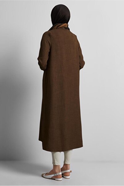 TRENDTESETTÜR Women's Brown Long Tunic t 0716