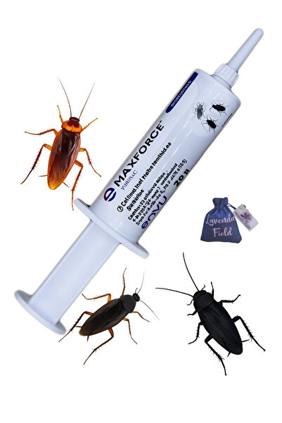 envu Solutie insecticid gel pentru combaterea gandacilor Max Force 20 gr si sac lavanda LF 10 g