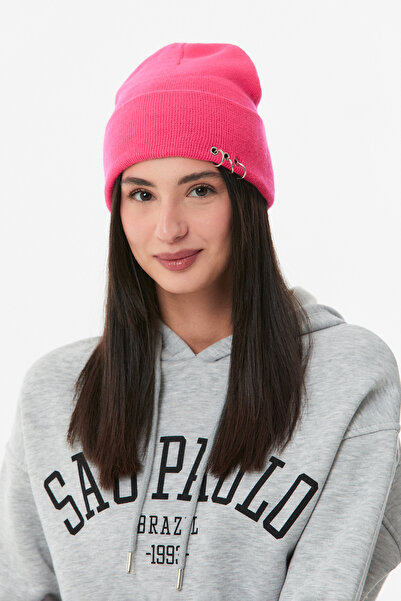 Fulla Moda Unisex Basic Beret with Piercing