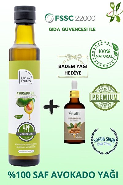 Las Frutas Yemeklik Avokado Yağı 250 ml