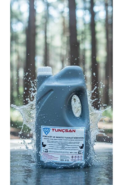 Tunçsan Karavan ve Tekne Portatif ve Kasetli Tuvalet Kimyasalı 3 lt.