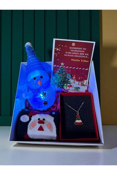 idetta Yılbaşı Hediye Kutusu Noel Hediyesi Arkadaşa Sevgiliye Christmas Hediy...