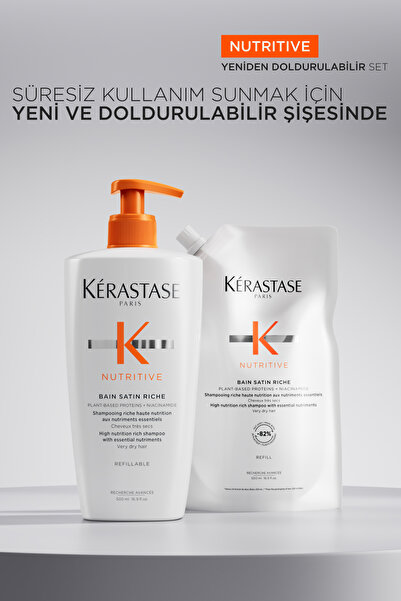 Kerastase Nutritive Bain Satin Riche Yoğun Nemlendirici Şampuan 500 ml