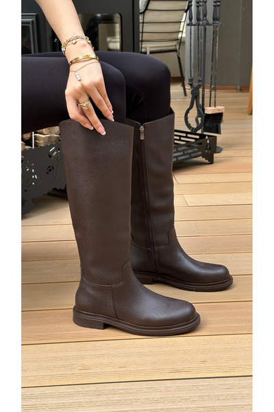 Letafia Cizme Clara din piele artificială cu fermoar