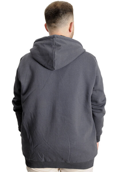 ModeXL Mode XL Великий розмір Чоловічий світшот на блискавці Basic 20543 Фума