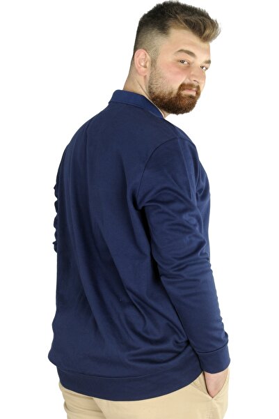 ModeXL Чоловіча сорочка з довгими рукавами Indigo Interlock, Cepli, XL Polo M 22460