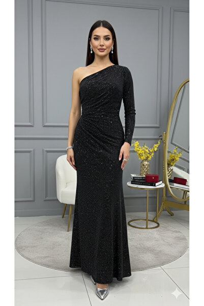 Haifa Fashion فستان حورية البحر بكتف واحد