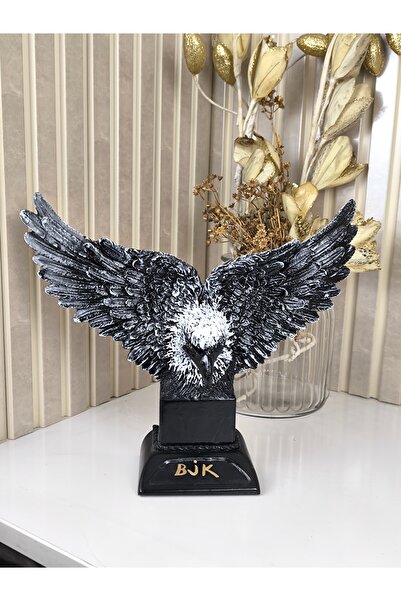 SM Sanat Evi Özel Tasarım Dekoratif Kartal Biblo Heykel - Gold, Silver, Siyah...